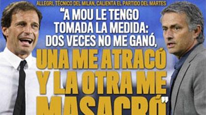 Η κόντρα του Μουρίνιο με τον Αλέγκρι!