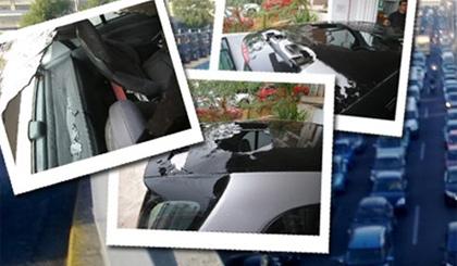 Πετάνε πέτρες στα Ι.Χ. από γέφυρες στον Κηφισό!