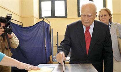 Στα Ιωάννινα ψήφισε ο Κ. Παπούλιας