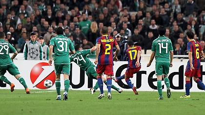 Live: Παναθηναϊκός-Μπαρτσελόνα 0-3 (Τελικό)