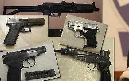 Όπλα για ...πόλεμο βρήκε η ΕΛ.ΑΣ