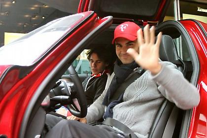 Σοφέρ του Ναδάλ ο Φέντερερ (pics)