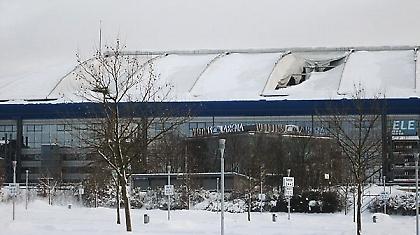 Στο έλεος του χιονιά το Veltins Arena