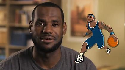 Ο Λεμπρόν σε animation (video)