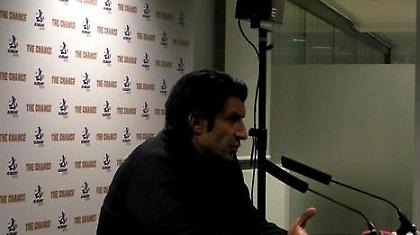 Ο Λουίς Φίγκο στην κάμερα του sday.gr!(video)