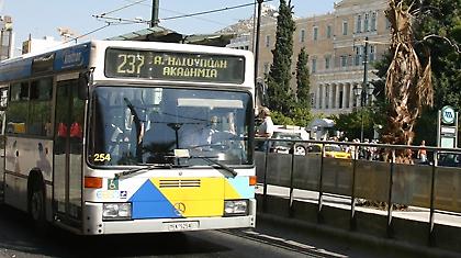 Πεντάωρη στάση εργασίας για τα λεωφορεία τη Δευτέρα