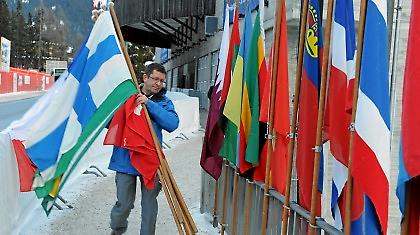Θερμός Γιώργος από το παγωμένο Νταβός