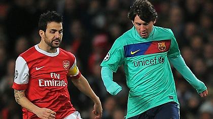 Άρσεναλ-Μπαρτσελόνα 2-1 (Τελικό)