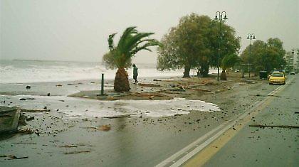 Τεράστιες ζημιές από την κακοκαιρία στη Λακωνία