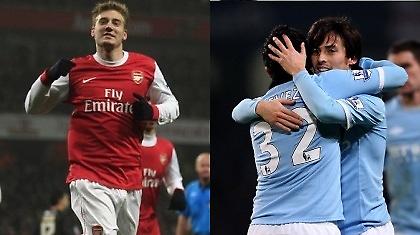 Πρόκριση για Σίτι και Άρσεναλ