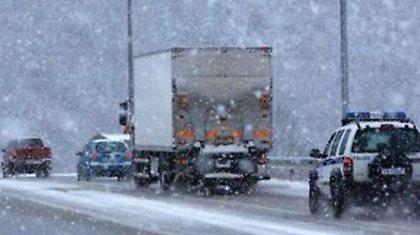 Λευκό απαγορευτικό στους δρόμους!