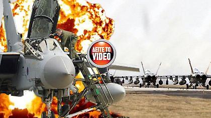 Συμμαχικά αεροσκάφη επιχειρούν στη Βεγγάζη