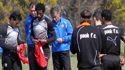 Με έξι μικρούς η προπόνηση