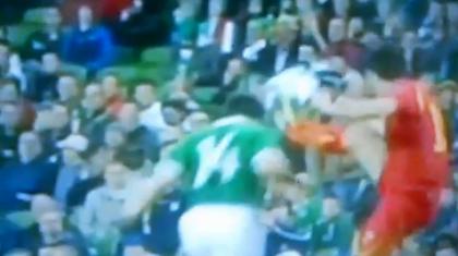 Τάκλιν στην καρωτίδα… κυριολεκτικά (video)