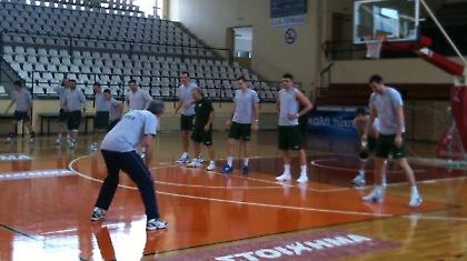 Και ο πρόεδρος προπονήθηκε