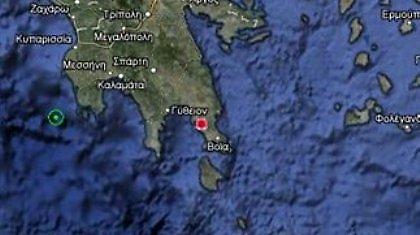 Μεγέθους 4,2 Ρίχτερ ο σεισμός στη Λακωνία