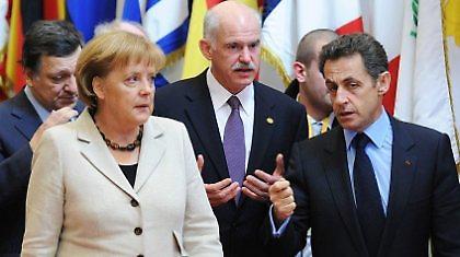 Συνάντηση Μέρκελ-Σαρκοζί για την Ελλάδα