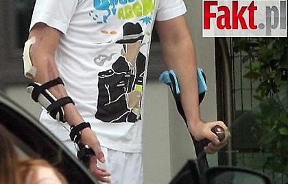 Οι πρώτες φωτο του Κούμπιτσα μετά το ατύχημα (pics)