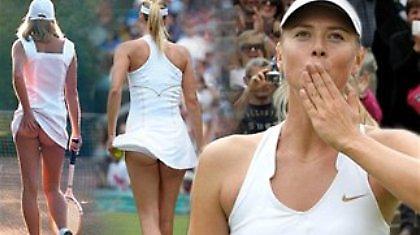 Η Maria Sharapova αποκάλυψε το ένα της... μάγουλο!