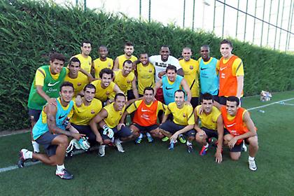 Επίσκεψη Λεμπρόν στην «Μπάρτσα» (pics)