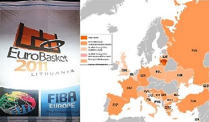 Ο χάρτης του Ευρωμπάσκετ
