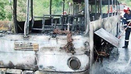 Λαχτάρησαν οι επιβάτες τουριστικού λεωφορείου