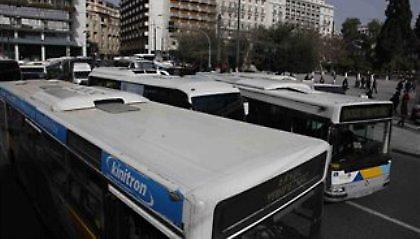 Στάση εργασίας τη Δευτέρα στα λεωφορεία