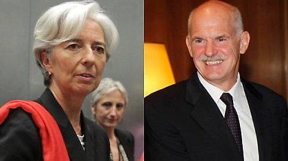 Τηλεφωνική επικοινωνία Παπανδρέου-Λαγκάρντ