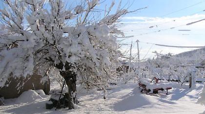 Χιόνια στα ορεινά των σκουπιδιών