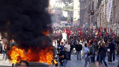 Εκτεταμένα επεισόδια στη Ρώμη