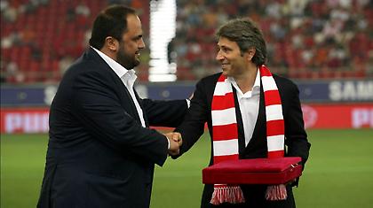 Ο Μοντάλι και ο πρωθυπουργός του Σαν Μαρίνο στο Καραϊσκάκη