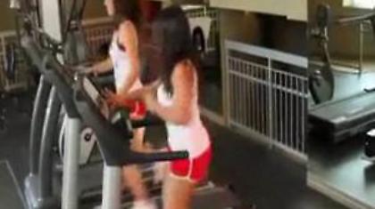 Τούμπα σε διάδρομο γυμναστηρίου (Video)