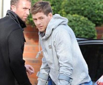 Με πατερίτσες ο Τζέραρντ