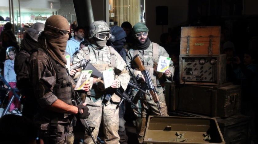 Στρατιωτικές δυνάμεις κατέκλυσαν το Mall