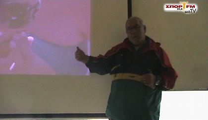 O Δημήτρης Καρράς στο Κέντρο Αθλητικού Ρεπορτάζ