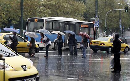 Πρόγνωση καιρού Δευτέρας, 12 Δεκεμβρίου 2011