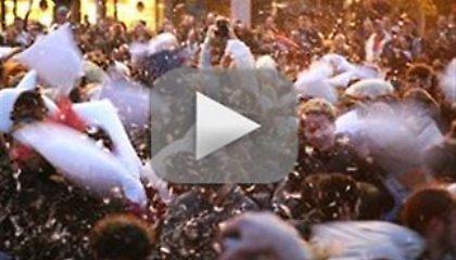 «Πάλευαν» δύο νύχτες με μαξιλάρια για να διώξουν το... άγχος!