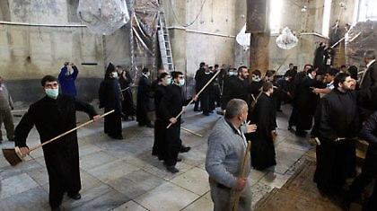 Επεισόδια μοναχών στη Βηθλεέμ! (video)