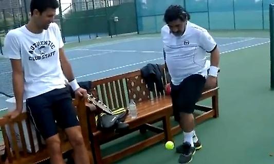 Όταν ο Ντιέγκο συνάντησε τον Τζόκοβιτς (video)