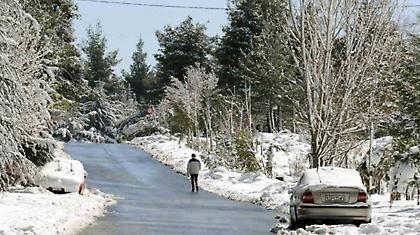 Ποδαρικό με τσουχτερό κρύο και χιόνια