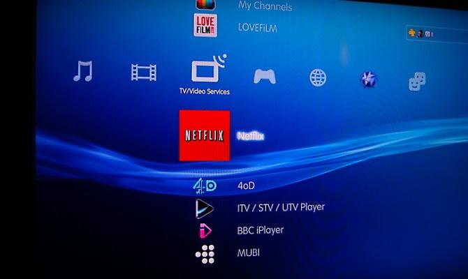 To Netflix εμφανίζεται στο PlayStation 3