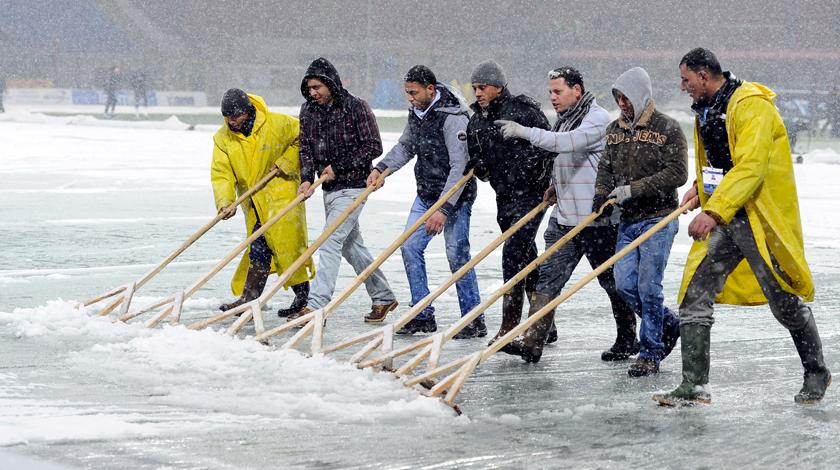 Μάχη με το χιόνι στο Μεάτσα (pics)