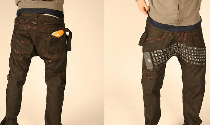 Πληκτρολόγιο ενσωματωμένο σε παντελόνι!