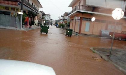 Μεγάλες καταστροφές από τη βροχή στην Ηλεία