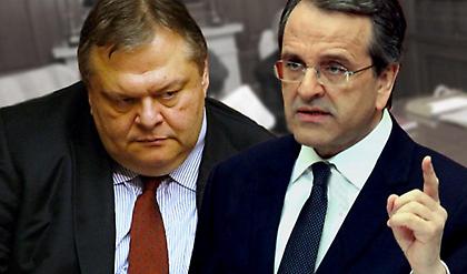 Πρωτοφανές επεισόδιο Βενιζέλου - Σαμαρά