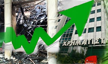 Ξεσπά με κέρδη 5% το Χρηματιστήριο Αθηνών