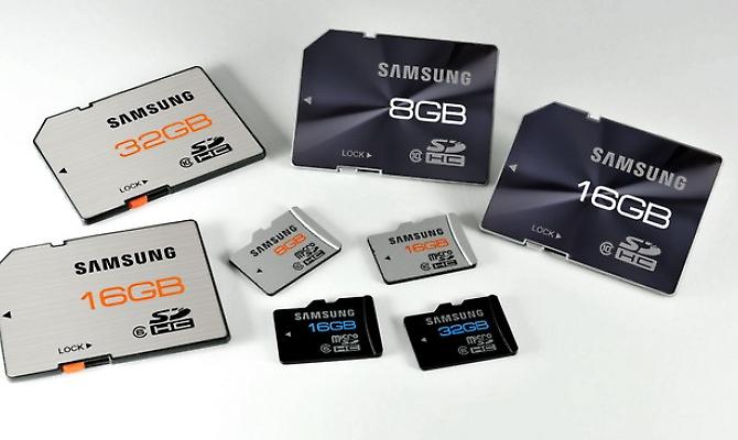 Κάρτες μνήμης από τη Samsung