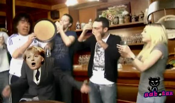Ο Τάκης Τσουκαλάς μπουγέλωσε τη Μέρκελ!