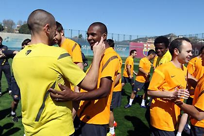 Προπονήθηκε και αποθεώθηκε ο Αμπιντάλ