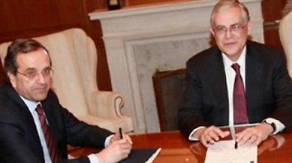 Ολοκληρώθηκε η συνάντηση Σαμαρά – Παπαδήμου